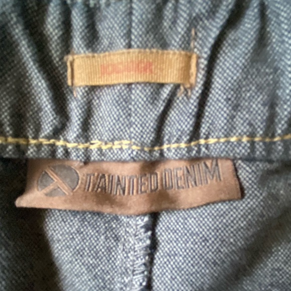 Tainted Denim Brown/Black Blend Mens Cotton Blend Thick Jogger Pant- Sz-37/38 - Picture 9 of 16